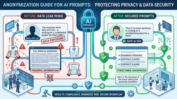 How to anonymize prompts for better AI privacy and data security