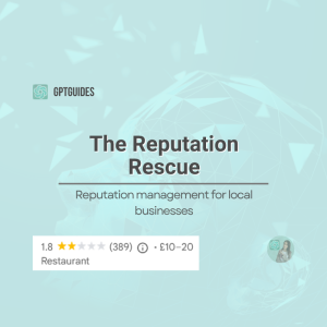 The Reputation Rescue: Reputation management for local businesses